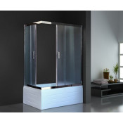 Душевой угол Royal Bath RB8120BP-C-CH R (матовое) правый